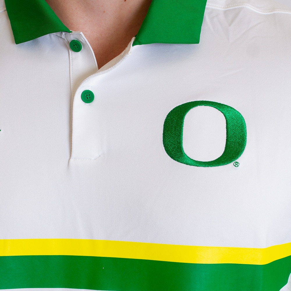 Classic Oregon O, Nike, White, Polo, Performance/Dri-FIT, Men, UV protective, 798506